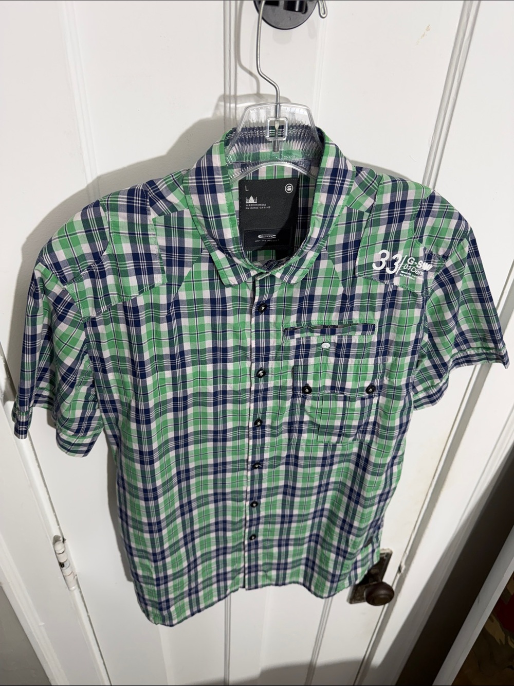 G-star RAW New Rektor Sport Shirt Size Large